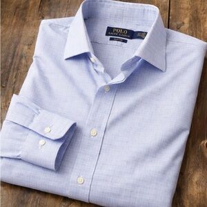 Ralph Lauren Men's Sky Blue Dress Shirt